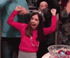 Girl's Excited 'Yee' Moment