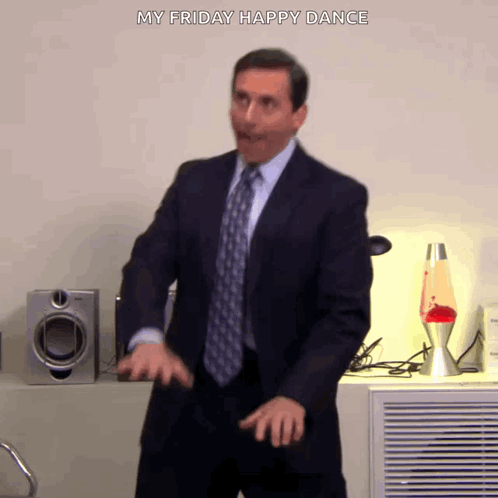 Michael Scott's Crazy Friday Happy Dance