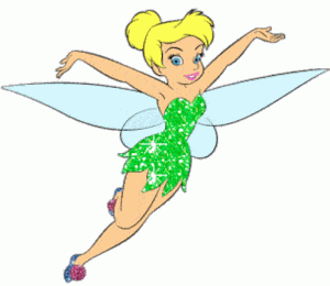 Happy Tinkerbell Flying