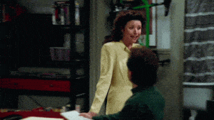 Elaine Benes' Excited Celebration