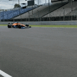 F1 McLaren with Lando Norris Pit Board