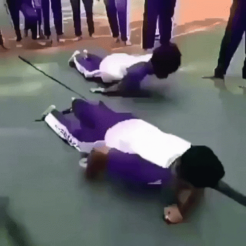 Funny Crawling Facedown Drill
