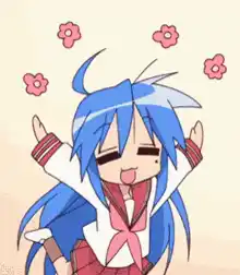 Konata Izumi's Happy Dance