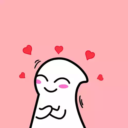 Ani's Love: Happy Cartoon with Hearts