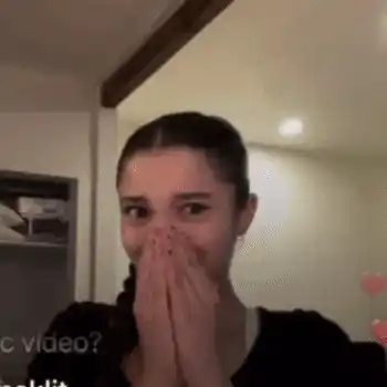 Malia Baker Funny Reaction