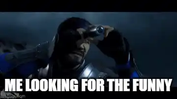Sub-Zero Looking for the Funny in Mortal Kombat