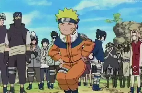 Naruto's Funny Pose