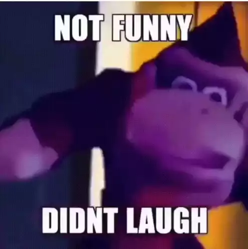 Not Funny, Didn't Laugh Meme