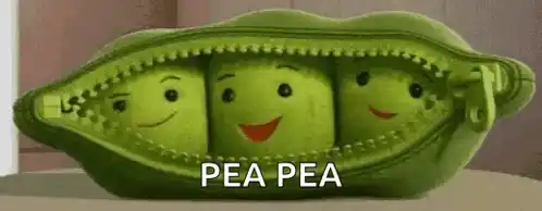 Peas In A Pod Excited
