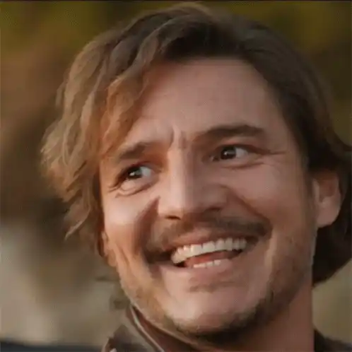 Pedro Pascal Smiling