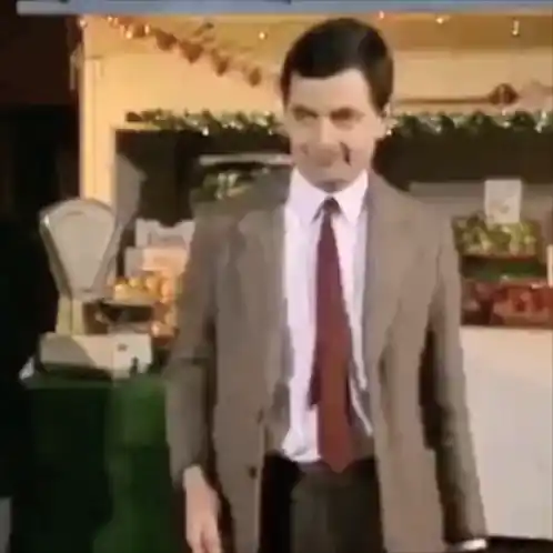 Rowan Atkinson's Funny Mr. Bean Face