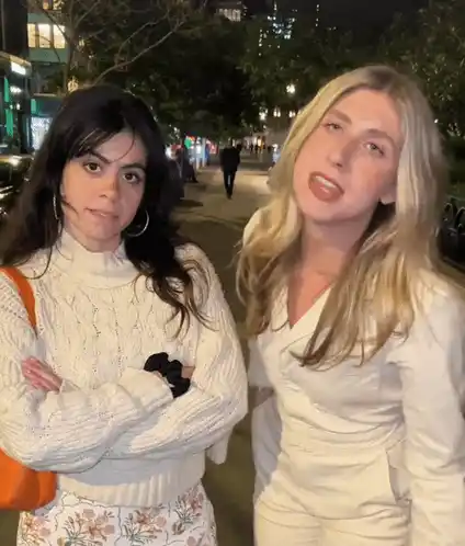 Sabrina Brier Funny Face with Friend