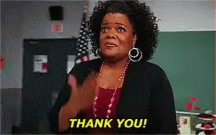 Woman Expresses Gratitude in Classroom