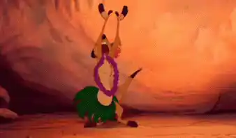Timon's Hula Dance in Lion King