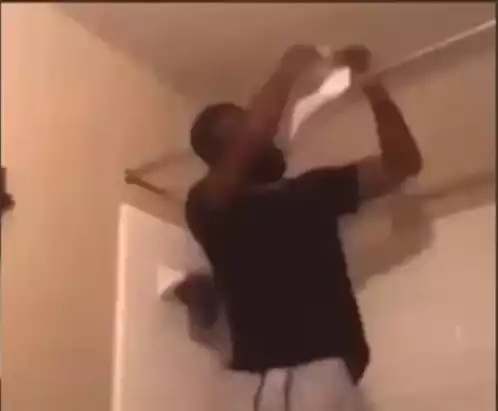 Funny Tissue Roll Shower Prank