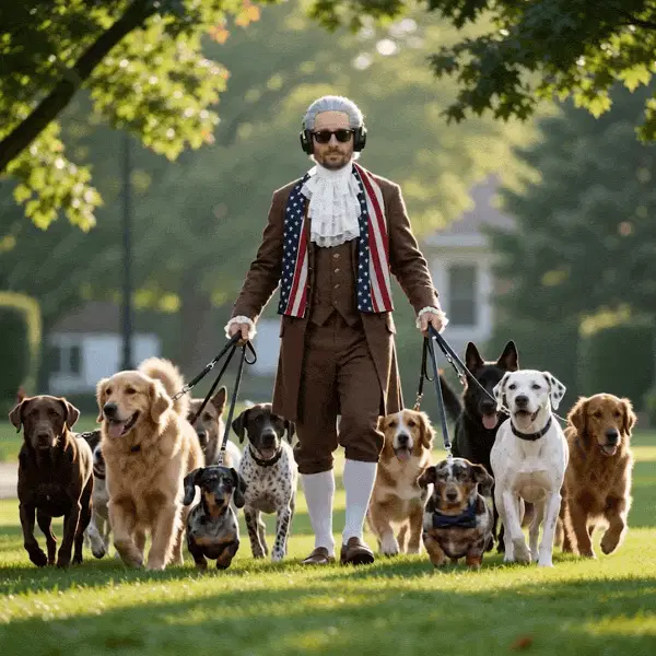 Walking multiple dogs