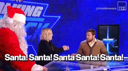 WWE: Daniel Bryan & Renee Young Excited for Santa!